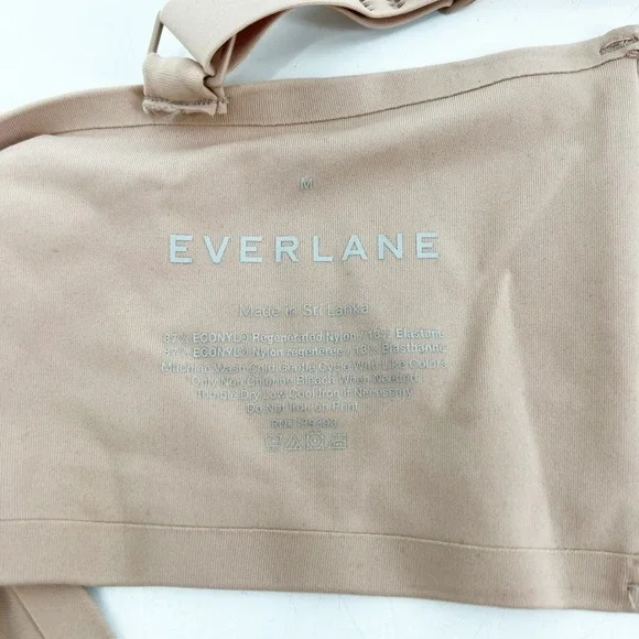NWT Everlane Women's Beige Bralette Medium Wireless Comfort Bra New With Tag - Picture 3 of 3